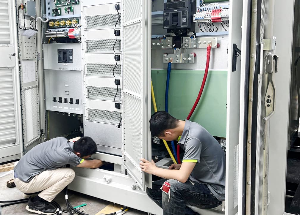 Battery storage commissioning reference image